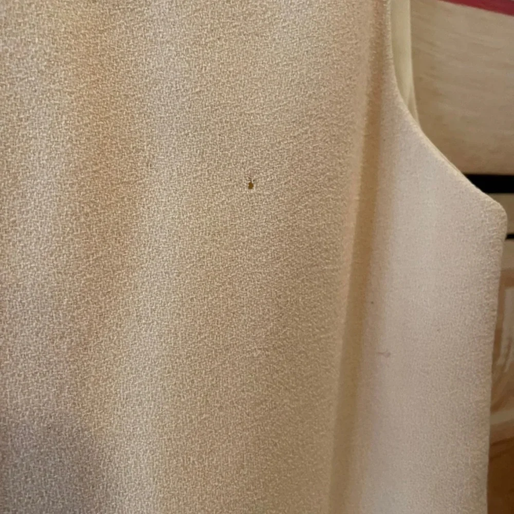 Vintage 1960s Pierre Cardin Space Age Geometric Print Beige Dress - Picture 8 of 11